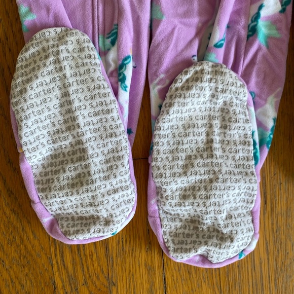 🦄 🥑‎ Carter’s Winter Fleece Big Girls Footed Sleepers Bundle of 2 Size 10 - Picture 4 of 5